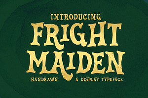 Fright Maiden - Horror Font, a Font by Letterhend Studio
