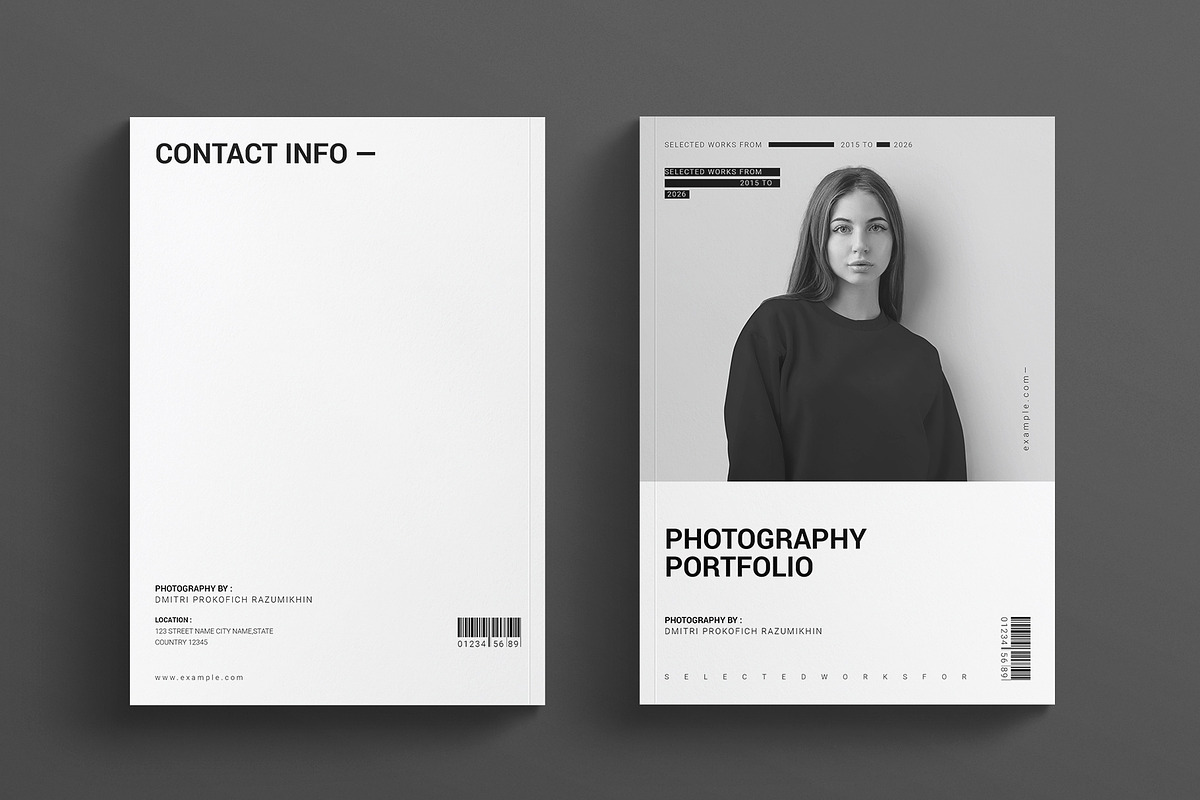 Photography Portfolio Template, a Brochure Template by E-Type (Photo 8 of 8)