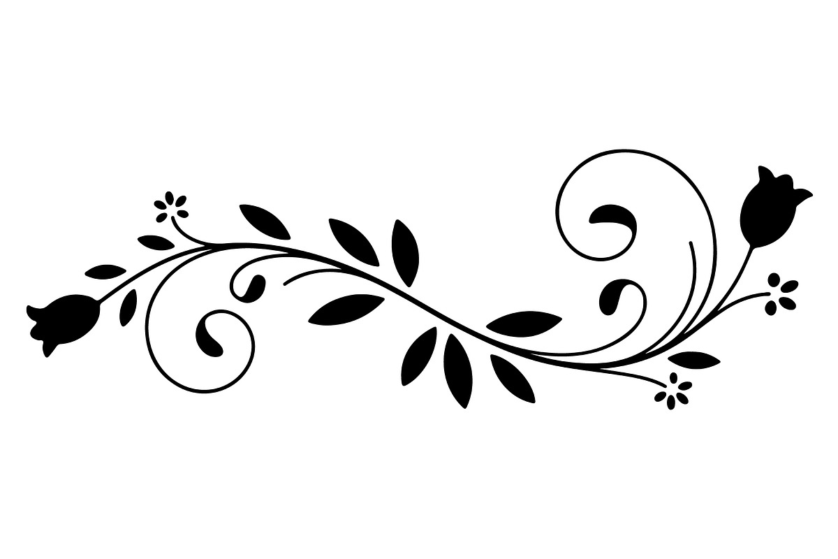 Ornamental Floral Silhouette, a Decorative Illustration by himelgfx (Photo 15 of 18)