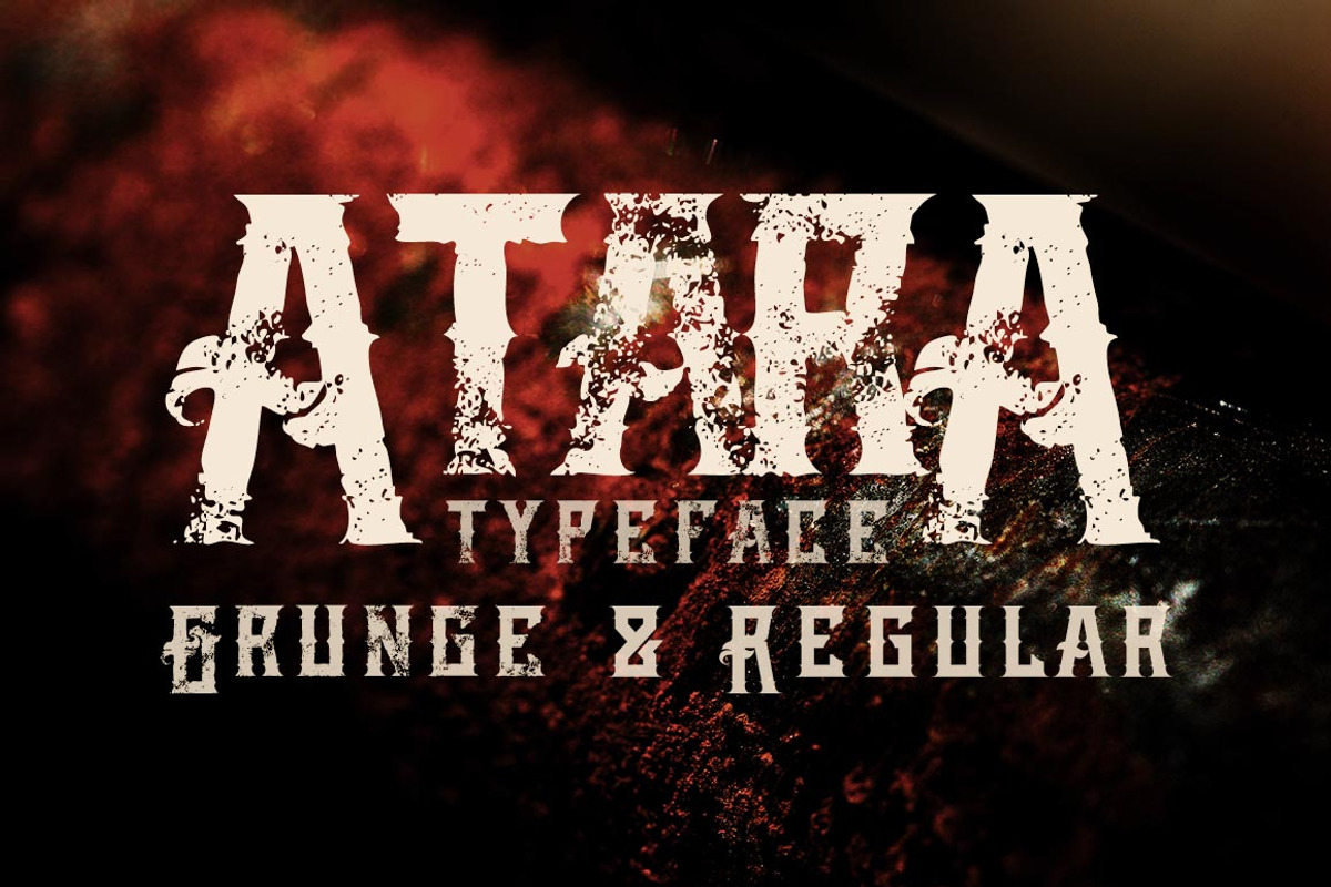 Atara - Vintage Style Font preview 3