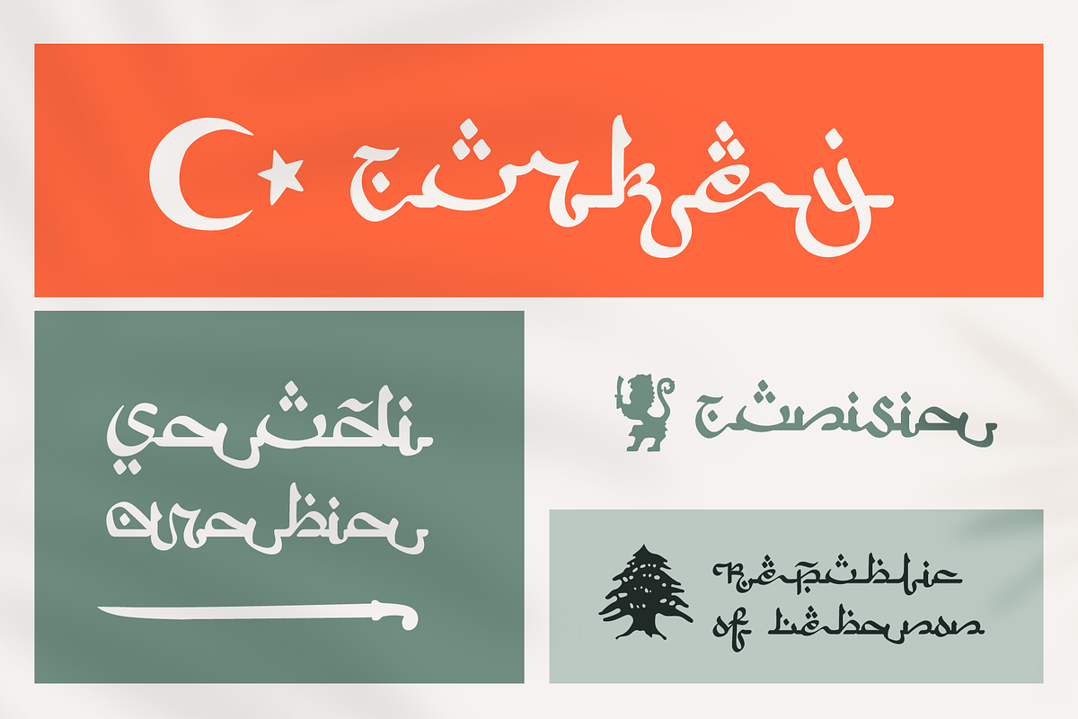 Arabic script Font, a Script Font by kaer_shop (Photo 2 of 14)