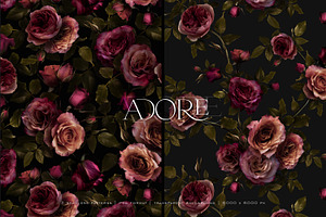 Adore Realistic Romantic Roses