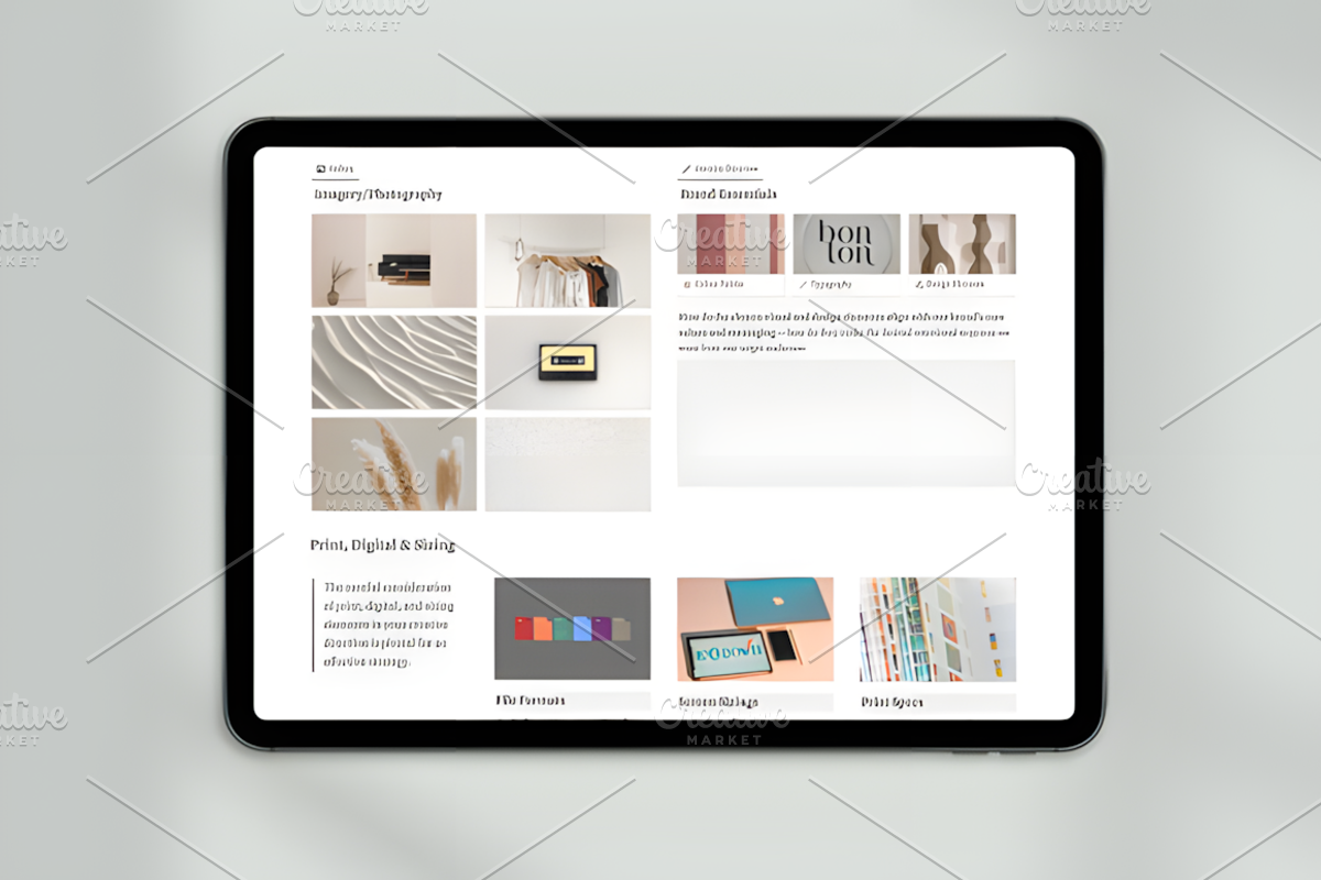 All-in-One Notion Branding Kit, a Marketing Template by Ink Gallery (Photo 7 of 9)