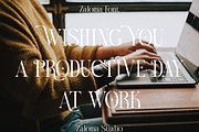 Zaloma, a Serif Font by Zaloma Studio (Thumbnail 5 of 10)
