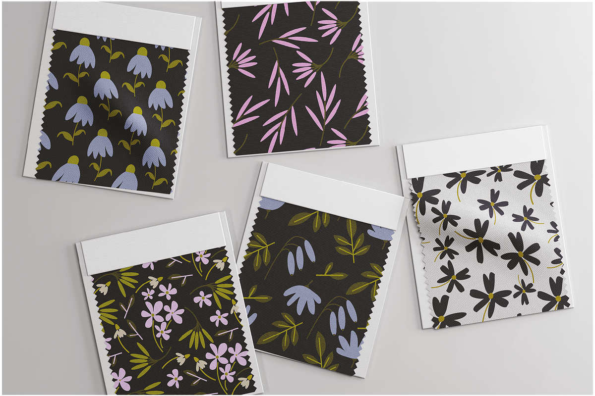 Naive Flower Pattern Bundle, a Pattern Graphic by Bonfloret Studio (Photo 13 of 16)