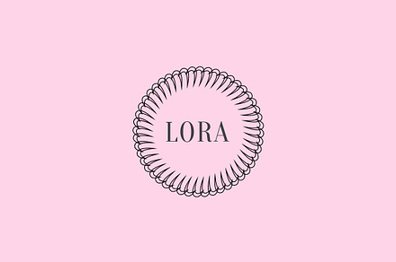 Lora - Feminine Logo Template