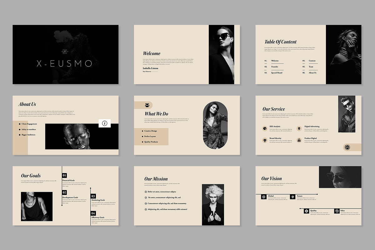 Minimal Business Presentation (ppt), a Presentation Template by Mighty-Slide (Photo 2 of 5)