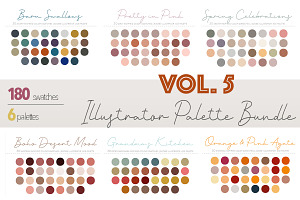 Illustrator Color Palette Bundle V5