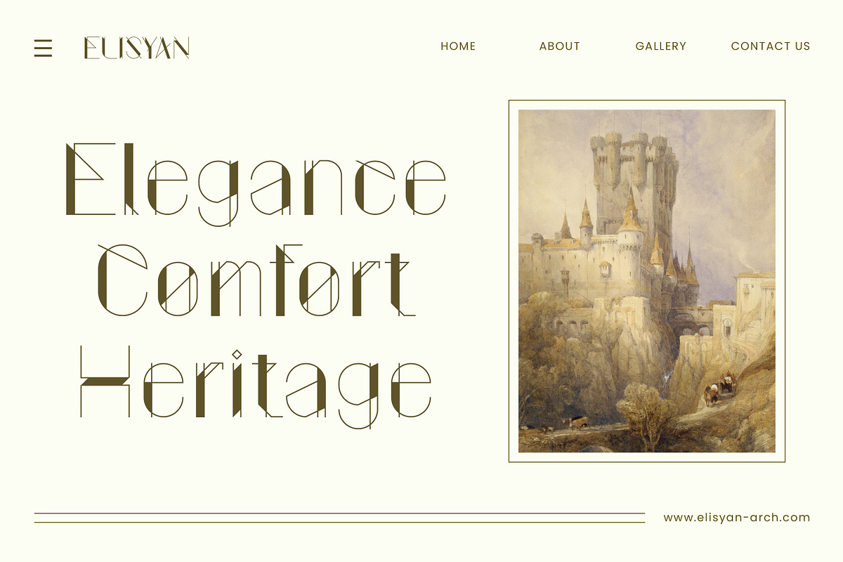 Gratitude - Art Deco Inspired Font, a Sans Serif Font by Kahade Studio (Photo 2 of 12)