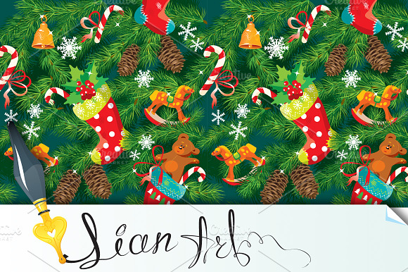 Christmas And New Year Background 3