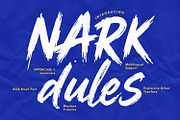 Nark Dules Brush Font Expressive, a Handwritten Font by Maulana Creative (Thumbnail 1 of 7)