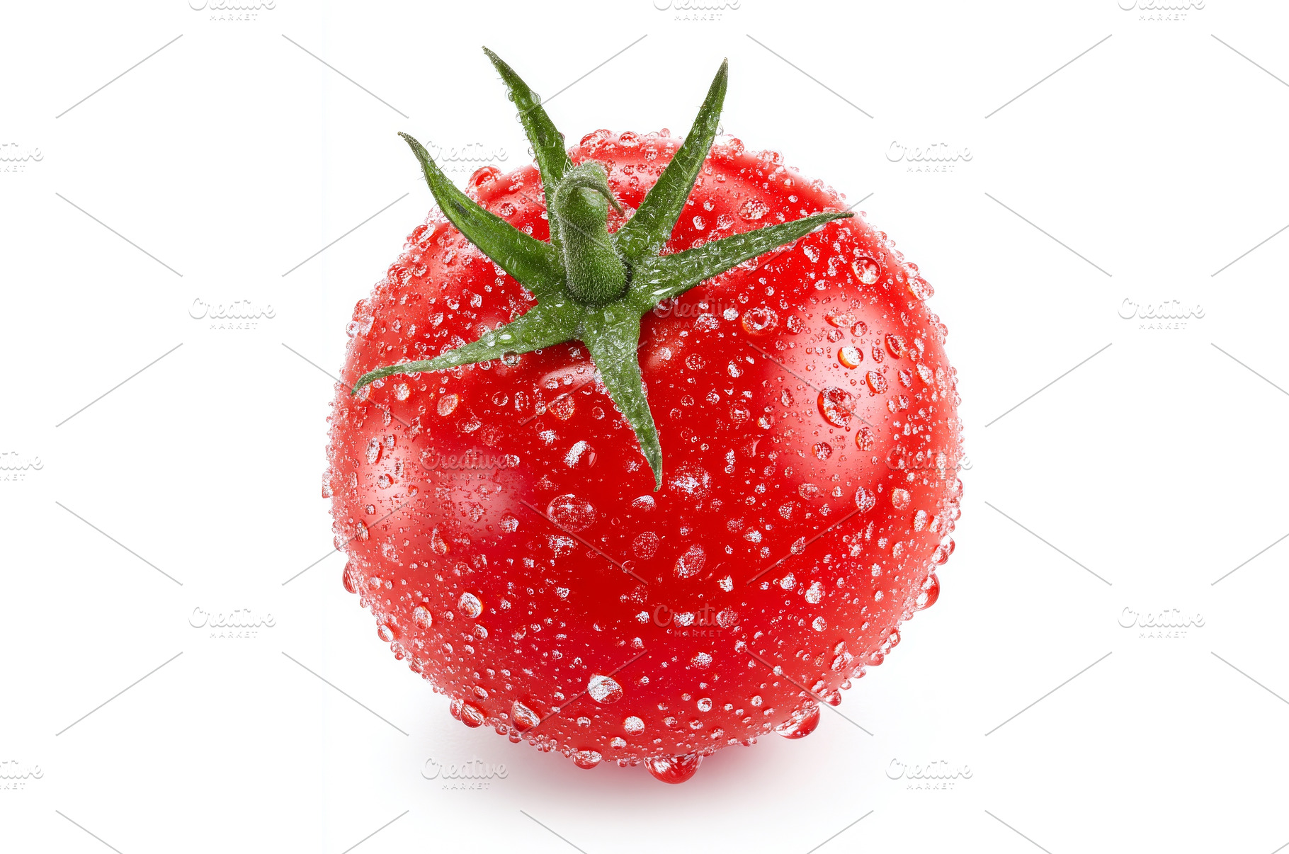 Freshly picked, the vibrant tomato, a Food & Drink Photo by ZinetroN