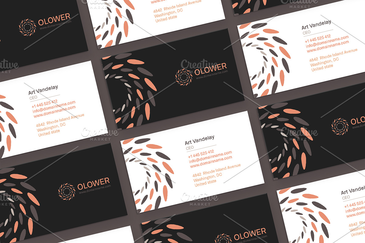 Flower Modern Logo Template, a Branding & Logo Template by MindMuse (Photo 3 of 6)