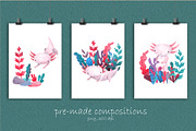 Cute Watercolor Pink Axolotl, an Animal Illustration by LukaJreym (Thumbnail 4 of 9)