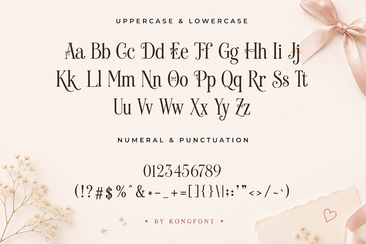 Roseliette - Elegant Serif Font, a Serif Font by overlaytemplates (Photo 4 of 5)