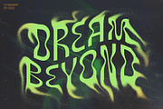 CS Grompy – Psychedelic Font, a Sans Serif Font by Craft Supply Co. (Thumbnail 6 of 8)