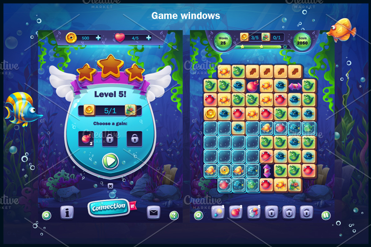 Fish world mach 3 for tablets, an Animal Illustration by Nearbirds (Photo 4 of 9)
