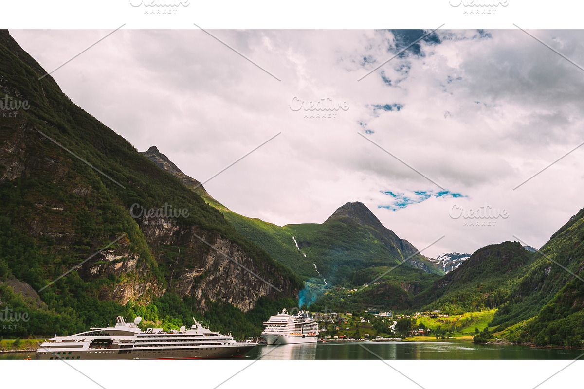 Geirangerfjord, Norway. Touristic, a Graphic by Our Amazing World (Photo 1 of 2)