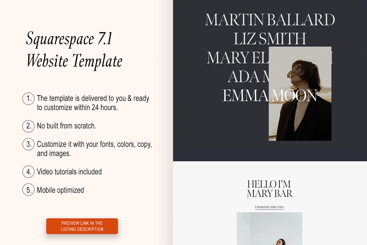 Squarespace 7.1 Template: Salon, a Websites & App Template by Kseniia_Design (Photo 10 of 10)