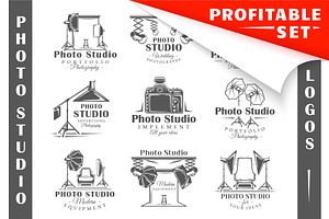 18 Photo Studio Logos Templates