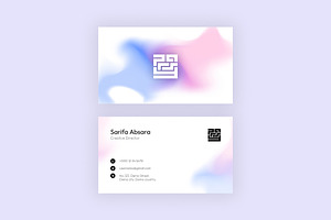 Minimalistic Business Card Template, a Business Card Template by Parsy43
