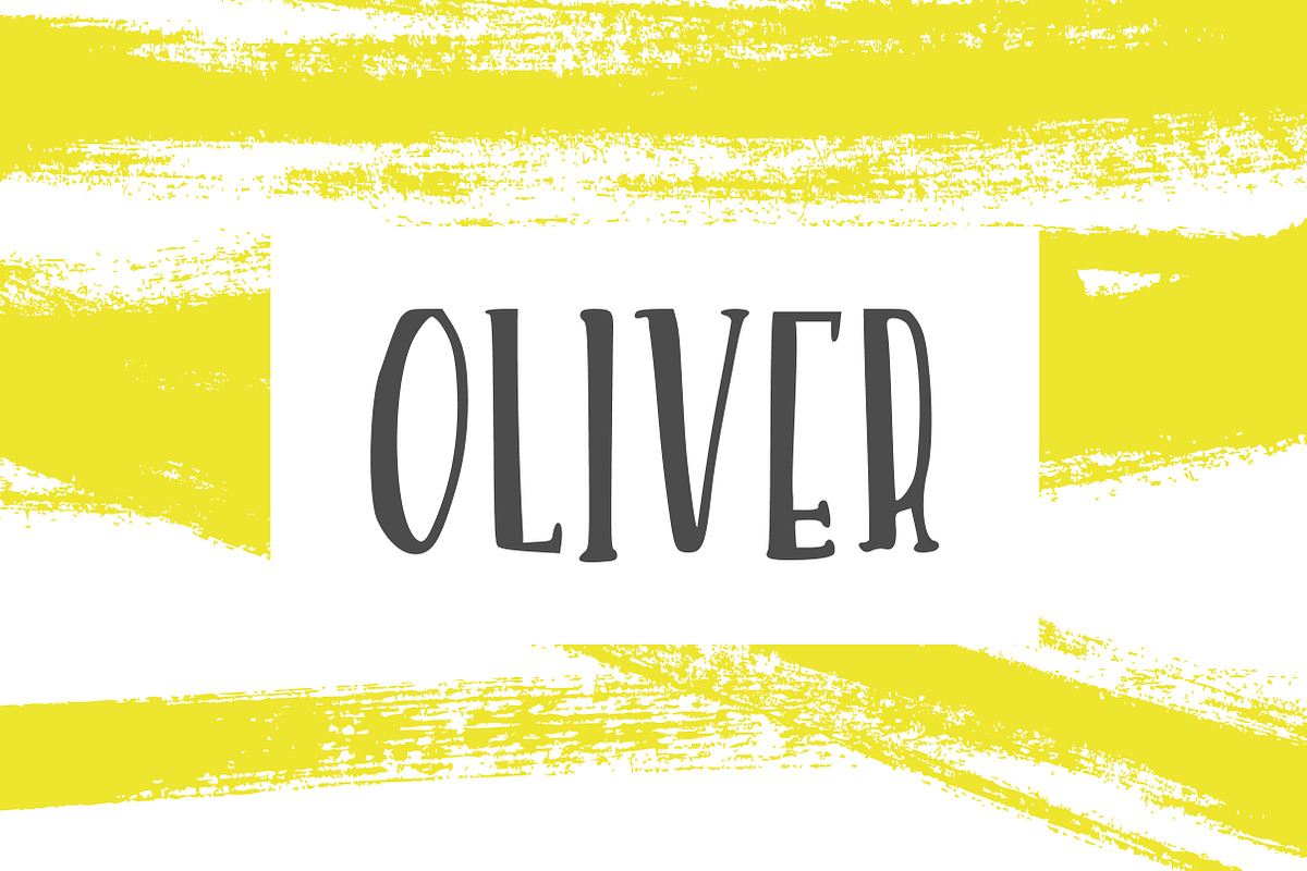 Oliver- HandDrawn Font