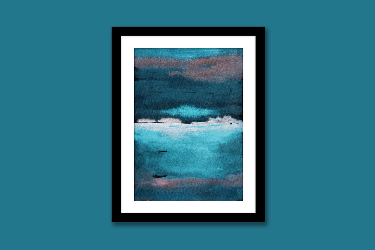 Dark Nights - Watercolor Art, a Background Graphic by Marmoris.Arts (Photo 5 of 14)