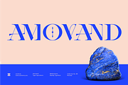 AMOVAND, a Serif Font by Bagerich Type Foundry (Thumbnail 1 of 15)