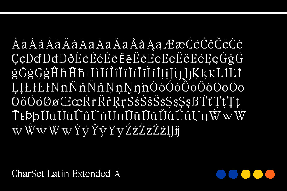 TOF Bit Apple - Retro Pixelated Font, a Serif Font by TypeOut Foundry (Photo 5 of 6)
