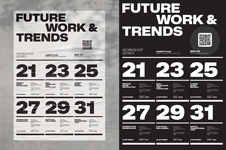Workshop Event Program Poster, a Flyer Template by EDT.Graphics