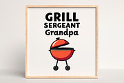Grill Sergeant Grandpa SVG, an Illustration by Awieee1 (Thumbnail 4 of 4)