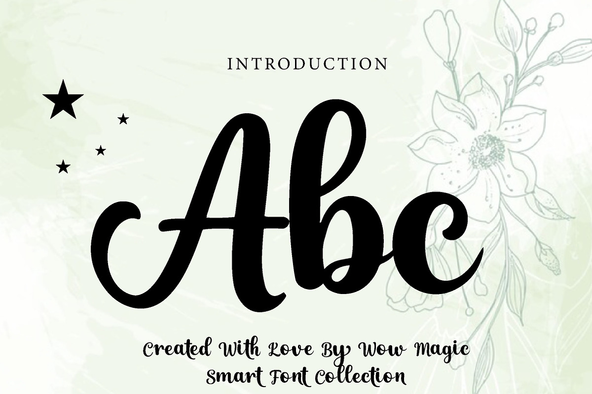 Pretty Alphabet, a Script Font by Wow Magic (Photo 2 of 3)