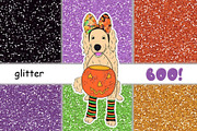 Boo Glitter, a Texture Graphic by GlamArtZhanna (Thumbnail 1 of 3)