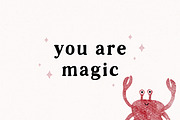 Sea shell | font & illustrations, a Handwritten Font by JuliaVolkova (Thumbnail 2 of 8)