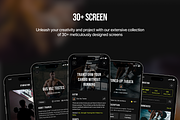Gymnation - Gym App UI Kit, an App Template by Eureka Supply (Thumbnail 2 of 7)