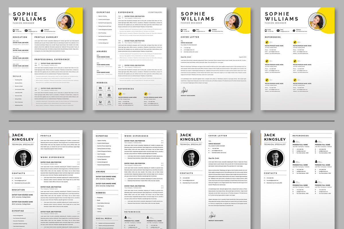 JOB WINNING RESUME - 50 TEMPLATES, a Resume Template by ResumeInventor (Photo 25 of 184)