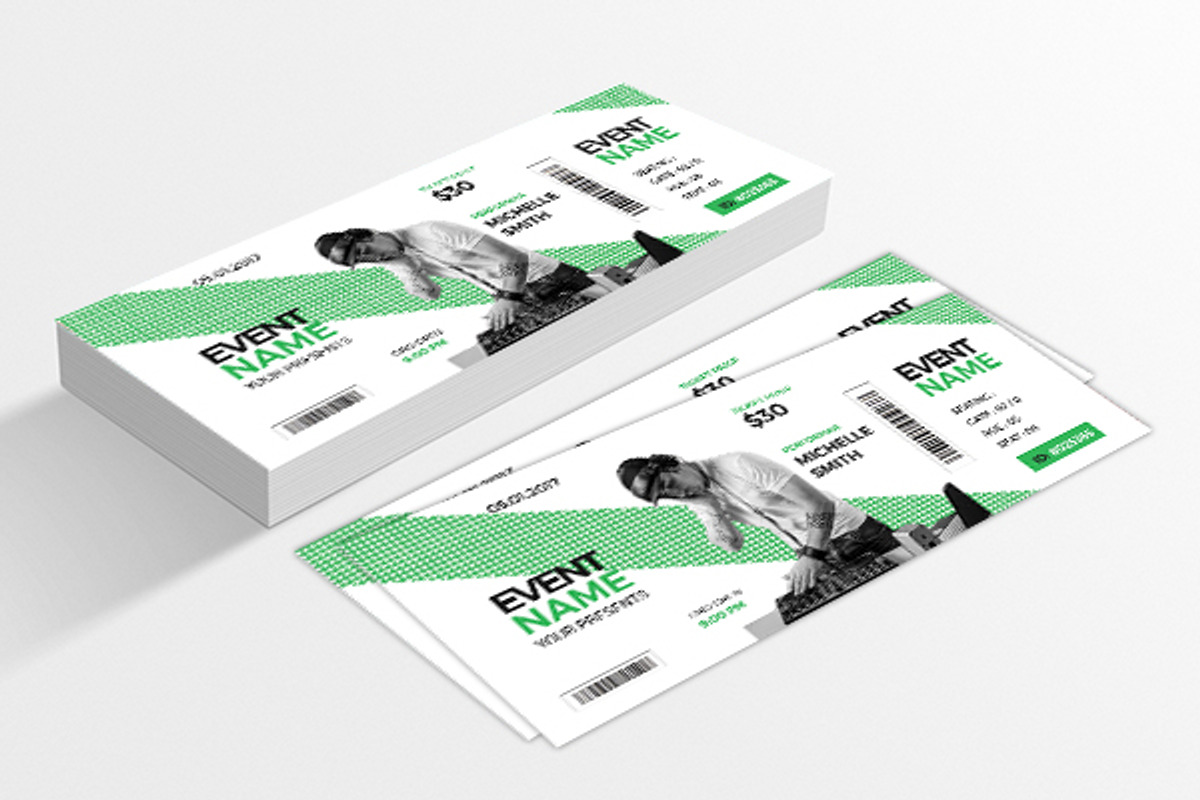 Event Ticket, an Invitation Template by Rongbaaz (Photo 1 of 4)