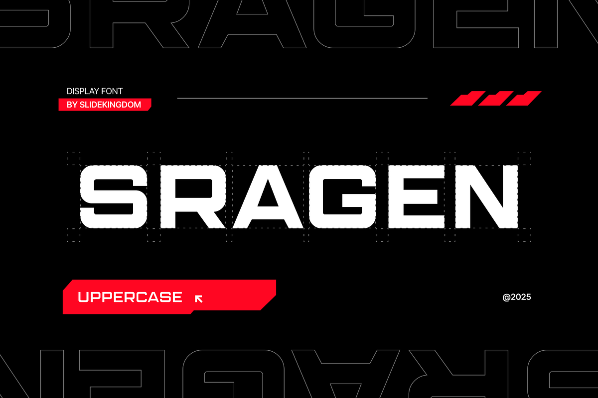 Sragen - Solid Display Font, a Sans Serif Font by Studio Moara
