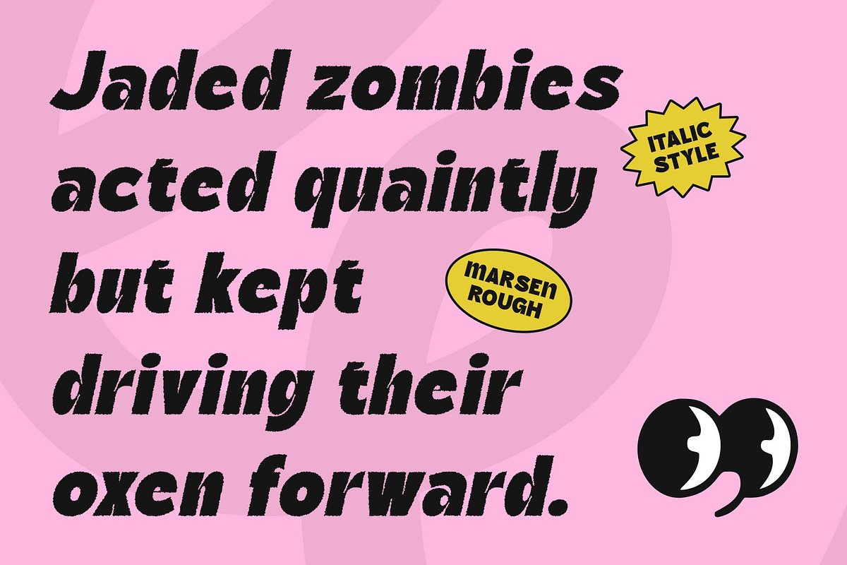 Marsen Rough, a Sans Serif Font by Craft Supply Co. (Photo 3 of 8)