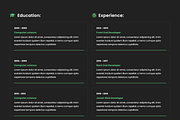 Hafiz - Dark Portfolio Resume HTML, a HTML Template by Themeplaza (Thumbnail 4 of 6)