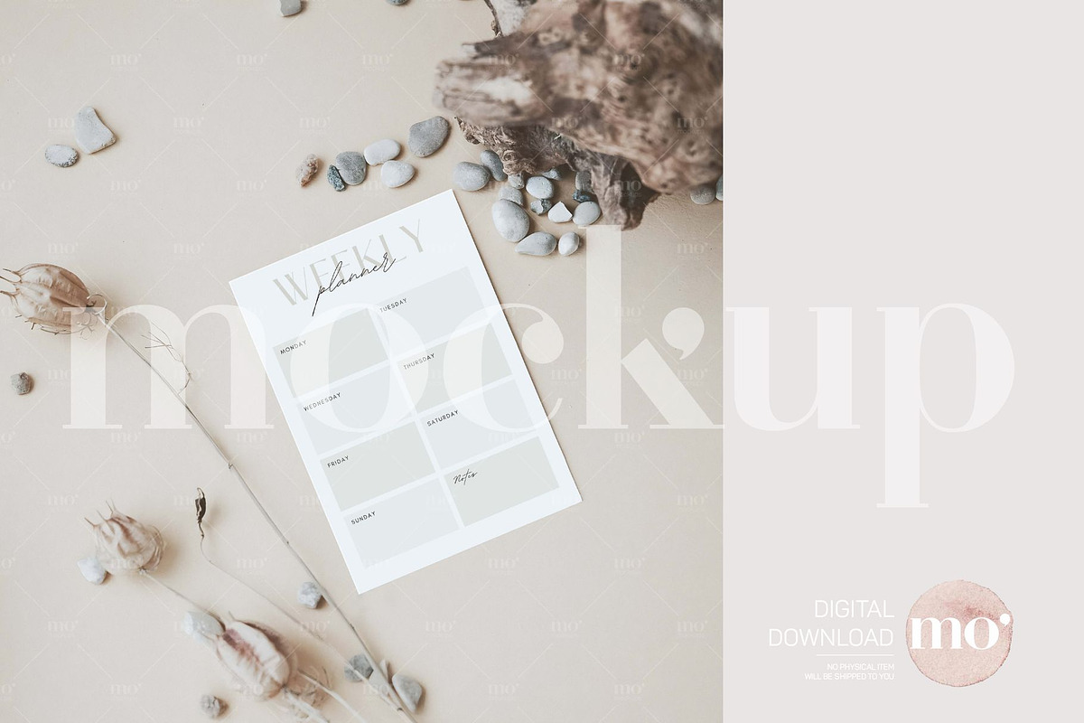 A4 Stationery Mockup, a Product Mockup by MoMockups (Photo 3 of 4)