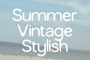 Sunbeam - Summer Vintage Sans Serif, a Sans Serif Font by Schrifted Type (Thumbnail 3 of 9)
