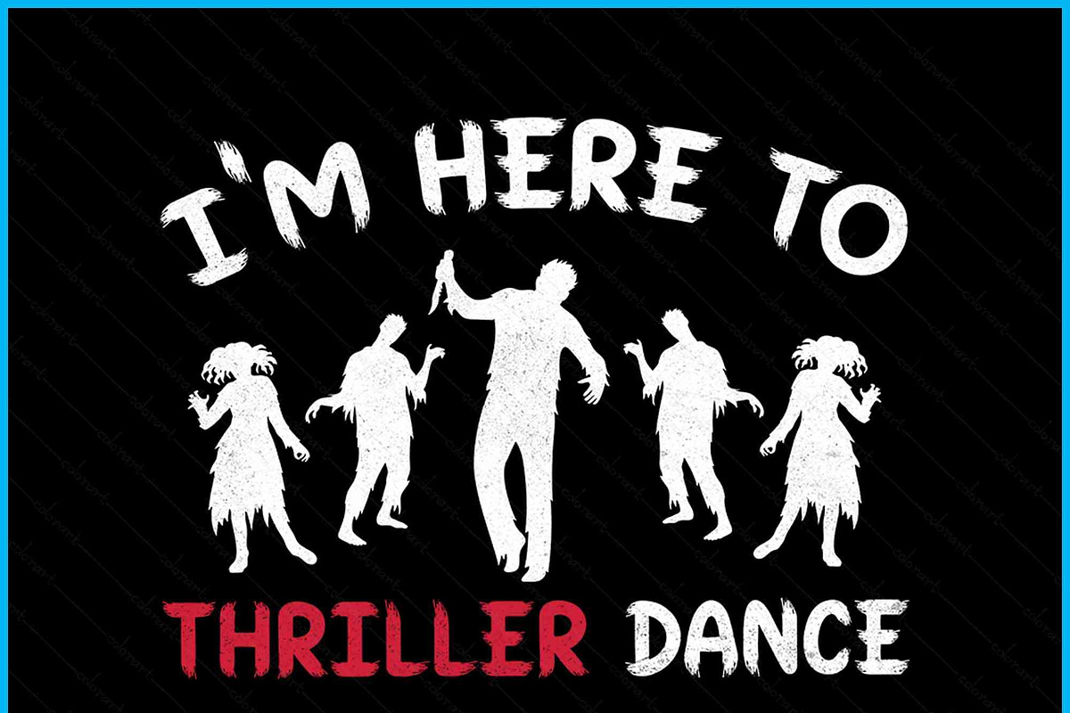 Here To Thriller Dance SVG PNG, an Object Graphic by Creativeusart (Photo 2 of 4)