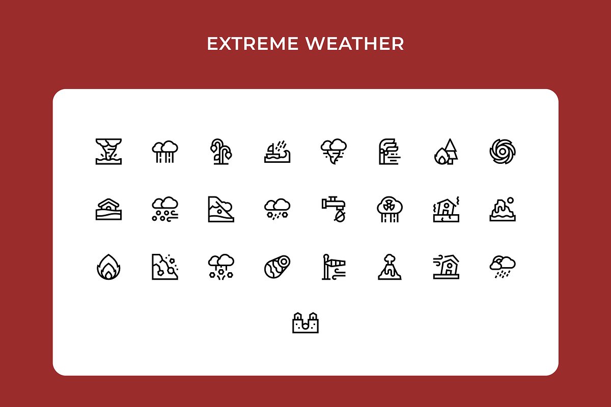 Extreme Weather Icons, an Icon by Wencory
