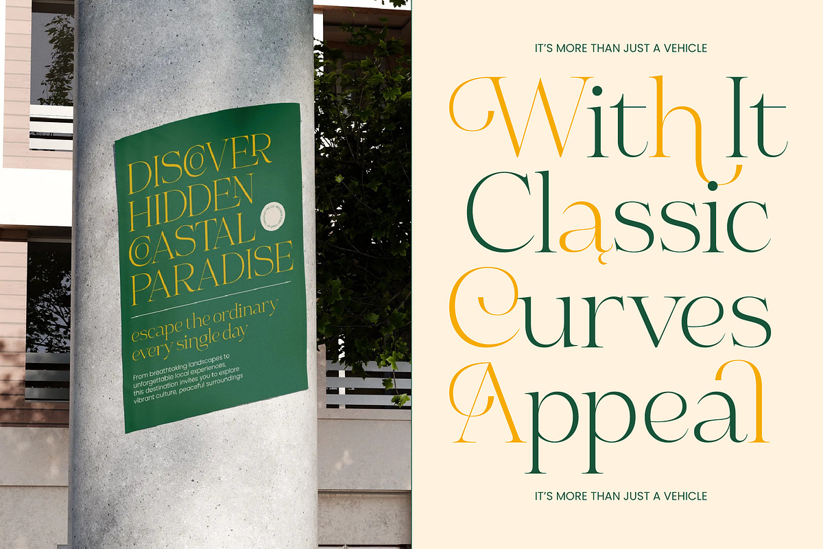 Cednight High-Contrast Modern Serif, a Serif Font by timelesstype.co (Photo 8 of 10)