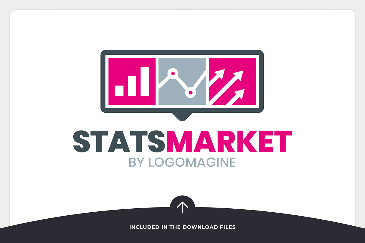 Stats Market Logo Template, a Branding & Logo Template by LOGOMAGINE (Photo 11 of 13)