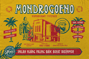 Mondrogoeno Typeface