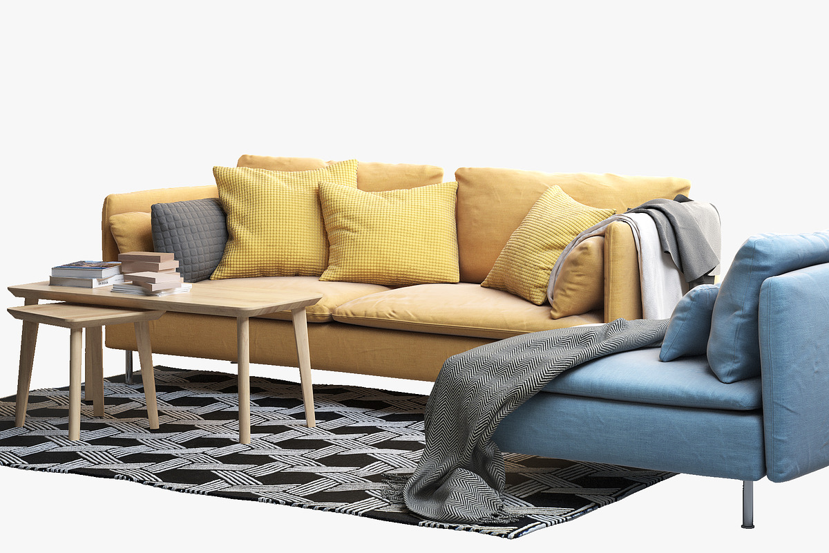 6 sofa set 3d model, a Furniture 3D Model by 3dmitruk (Photo 47 of 61)