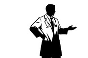 doctor and nurse silhouettes, an Illustration by Amazin_art (Thumbnail 28 of 31)