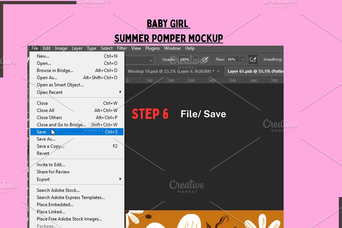 Baby Girl Summer Romper Mockuup, a Hoody Mockup by Nora Gad (Photo 8 of 22)